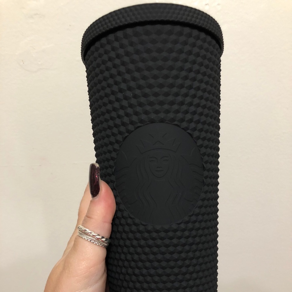 Starbucks Venti Black Matte Studded Tumbler